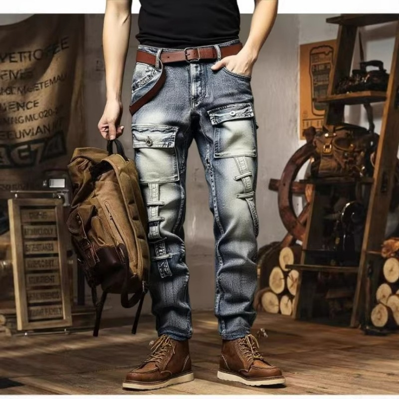 Men's Distressed Washed High S - Europe Streetwear Brand 评论和价格