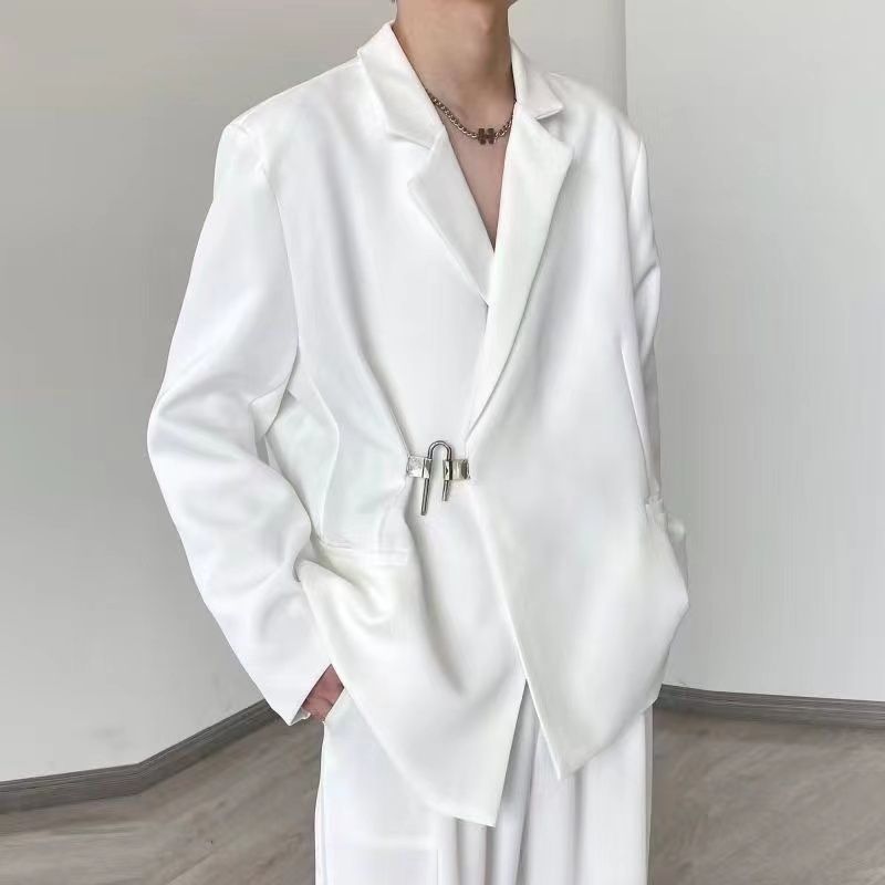 Men's White Casual Blazer Set  - Brand Streetwear Instagram 评论和价格